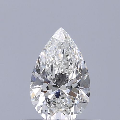 0.41 carat F-VVS1 Natūralus Pear Deimantas (1)