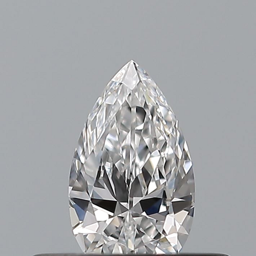 0.23 carat D-IF Natūralus Pear Deimantas (1)
