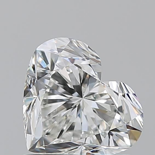 1.01 carat H-VVS1 Natūralus Heart Deimantas (1)
