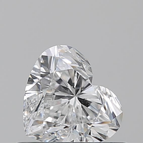 0.53 carat E-SI1 Natūralus Heart Deimantas (1)