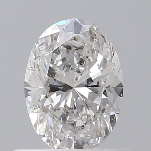 0.49 carat E-SI2 Natūralus Oval Deimantas (1)