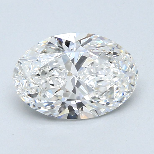 1.56 carat F-SI1 Natūralus Oval Deimantas (1)