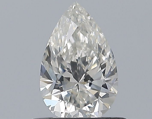 0.53 carat H-SI1 Natūralus Pear Deimantas (1)