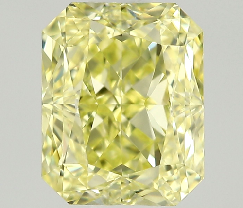 0.5 carat Fancy Intense Yellow-VVS1 Natūralus Radiant Deimantas (1)