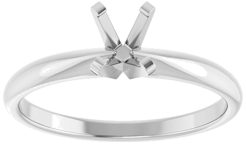 Sužadėtuvių Žiedas „Solitaire“ 585 Baltojo Aukso Oval 6.5mm x 4.5mm (3)