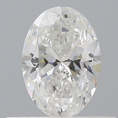 0.5 carat F-SI2 Natūralus Oval Deimantas (1)