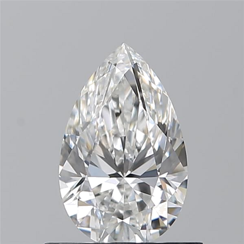0.7 carat F-VVS2 Natūralus Pear Deimantas (1)