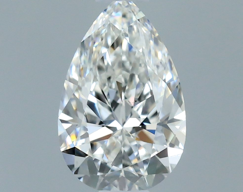 0.53 carat G-VS1 Natūralus Pear Deimantas (1)