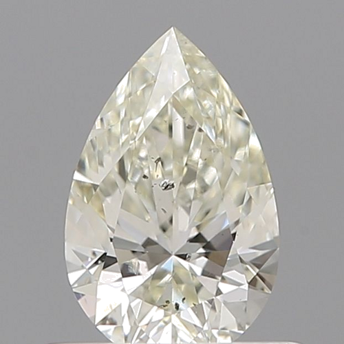 0.51 carat L-SI2 Natūralus Pear Deimantas (1)