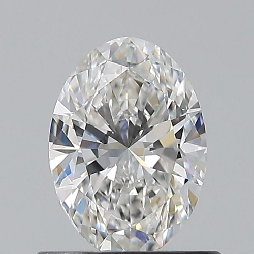 0.7 carat F-VVS2 Natūralus Oval Deimantas (1)