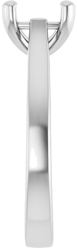 Sužadėtuvių Žiedas 950 Platinos Round 8.2mm (4)