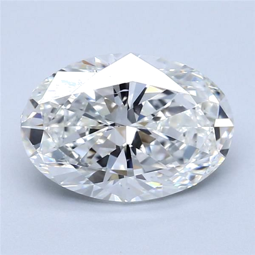 2.4 carat G-VS2 Natūralus Oval Deimantas (1)