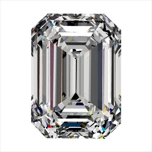 0.3 carat D-VVS2 Natūralus Emerald Deimantas (1)
