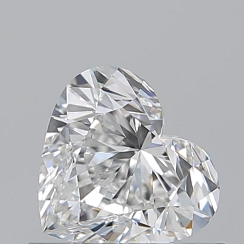 0.61 carat F-VVS1 Natūralus Heart Deimantas (1)