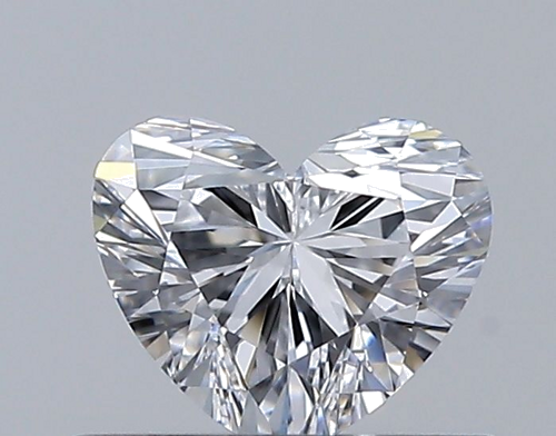 0.43 carat D-VVS2 Natūralus Heart Deimantas (1)
