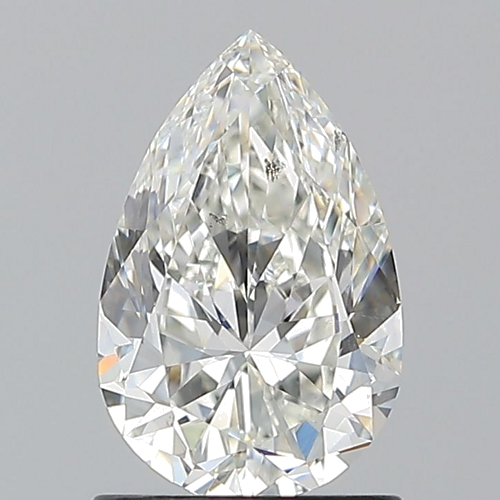 1.2 carat H-SI1 Natūralus Pear Deimantas (1)