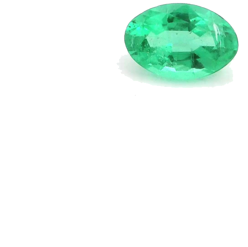 0.4 carat GREEN Oval Smaragdas (1)
