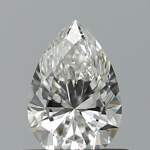 0.5 carat G-IF Natūralus Pear Deimantas (1)