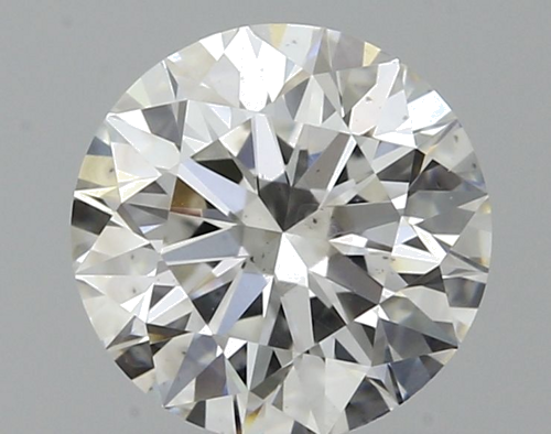 0.52 carat G-SI2 Excellent cut Natūralus Round Deimantas (1)
