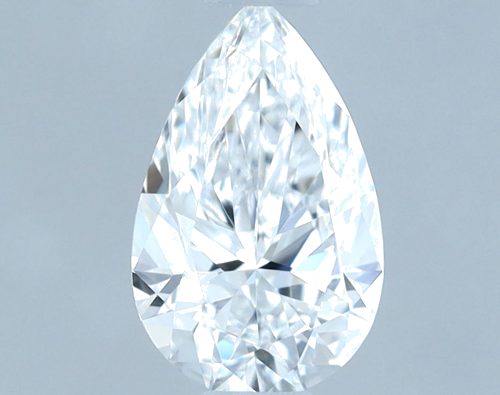 0.5 carat E-IF Natūralus Pear Deimantas (1)