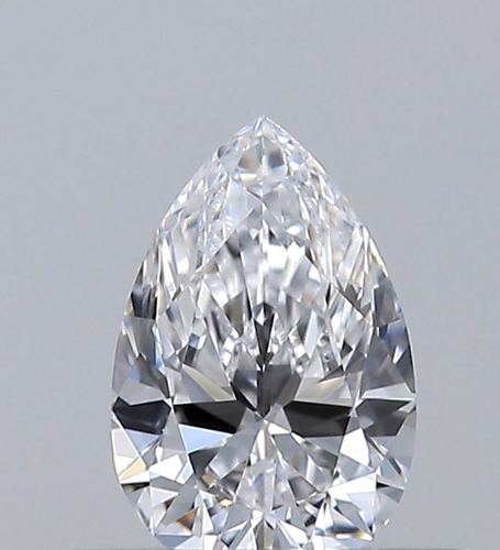 0.32 carat D-IF Natūralus Pear Deimantas (1)