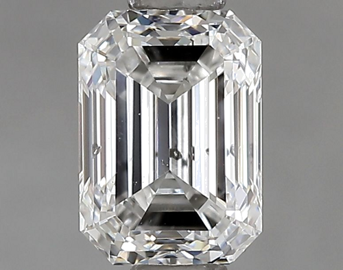 0.71 carat F-SI2 Natūralus Emerald Deimantas (1)