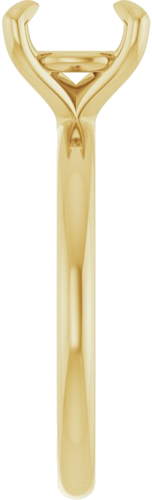 Sužadėtuvių Žiedas „Solitaire“ 18k yellow gold Round 8.2mm (4)