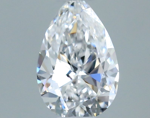 0.31 carat D-VVS1 Natūralus Pear Deimantas (1)