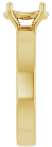 Sužadėtuvių Žiedas „Solitaire“ 585 Geltonojo Aukso Oval 8mm x 6mm (4)