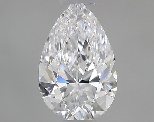 0.5 carat D-SI1 Natūralus Pear Deimantas (1)