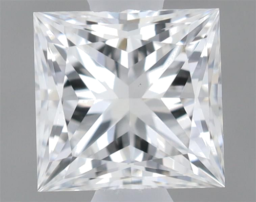0.55 carat F-VS1 Natūralus Princess Deimantas (1)