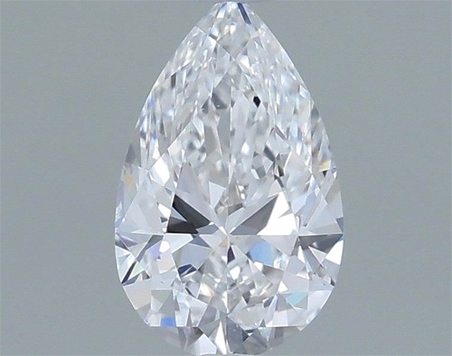 0.46 carat D-SI1 Natūralus Pear Deimantas (1)