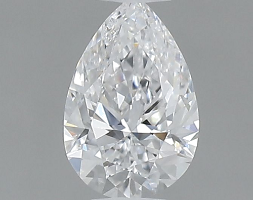 0.3 carat D-VVS2 Natūralus Pear Deimantas (1)