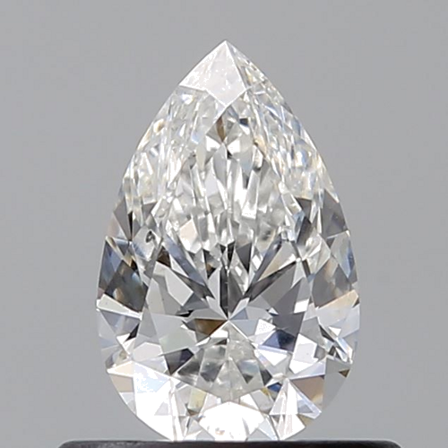 0.5 carat F-SI1 Natūralus Pear Deimantas (1)