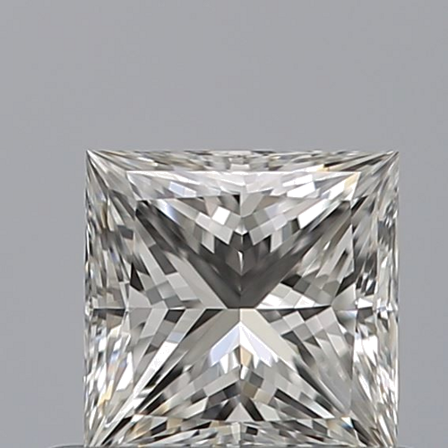 0.53 carat G-VVS1 Natūralus Princess Deimantas (1)