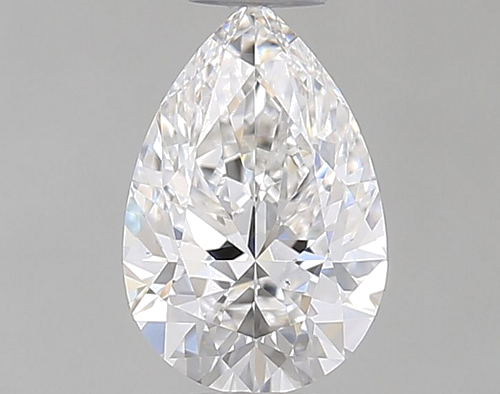 0.52 carat E-VS2 Natūralus Pear Deimantas (1)