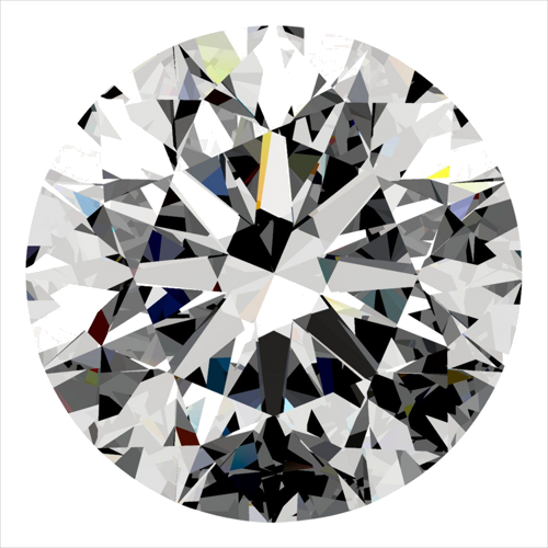 0.56 carat D-SI2 Excellent cut Natūralus Round Deimantas (1)