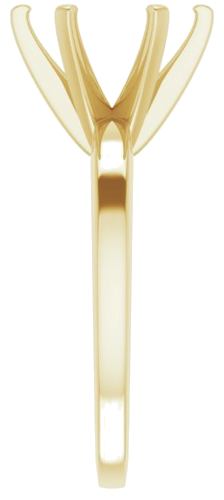 Sužadėtuvių Žiedas „Solitaire“ 14k yellow gold Round 10mm (4)