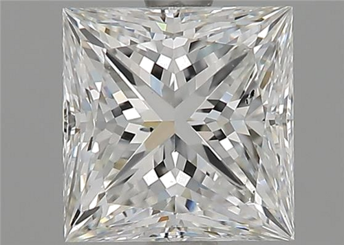 1.52 carat F-SI1 Natūralus Princess Deimantas (1)
