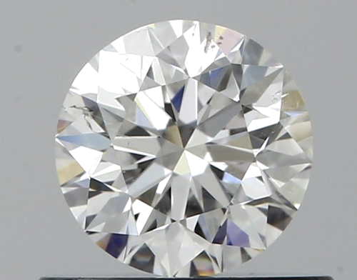 0.51 carat E-SI2 Excellent cut Natūralus Round Deimantas (1)