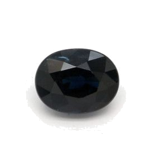 0.49 carat BLUE BRILLIANTSTEP cut Oval Safyras (1)