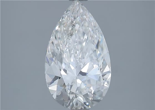 2.02 carat H-SI2 Natūralus Pear Deimantas (1)