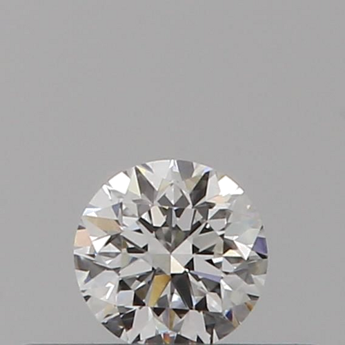 0.16 carat F-VVS2 GD cut Natūralus Round Deimantas (1)