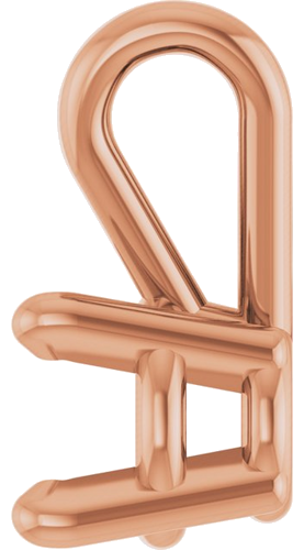 Pakabukas „Round 4-Prong Basket“ 14k rose gold Round 4mm (3)