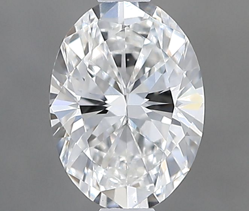 0.5 carat F-VVS2 Natūralus Oval Deimantas (1)