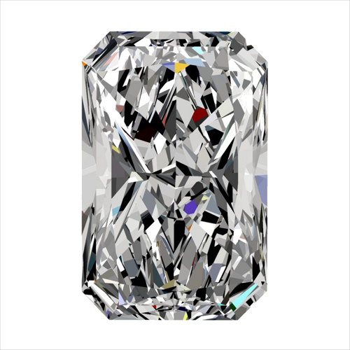 0.41 carat F-IF Natūralus Radiant Deimantas (1)