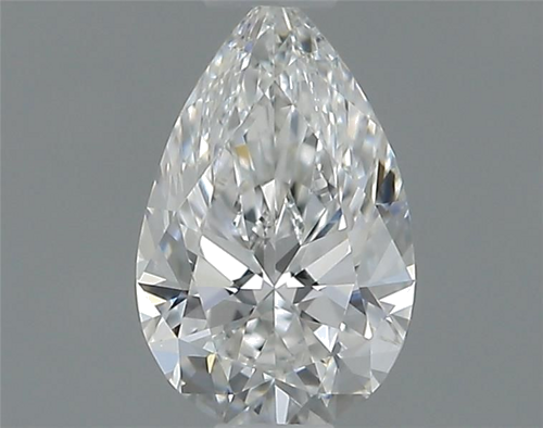 0.3 carat E-VVS2 Natūralus Pear Deimantas (1)