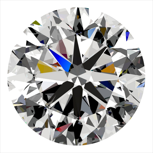 0.3 carat F-VS2 GD cut Natūralus Round Deimantas (1)