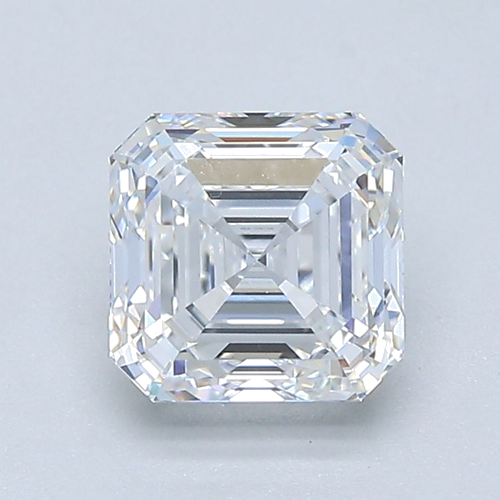 1.51 carat D-VVS2 Natūralus Asscher Deimantas (1)