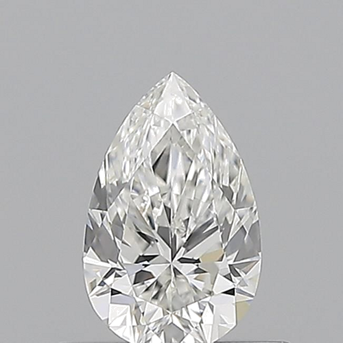 0.55 carat G-IF Natūralus Pear Deimantas (1)
